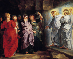 The Holy Women at the Sepulchre *oil on panel *87.6 x 107.3 cm *circa 1611-1614